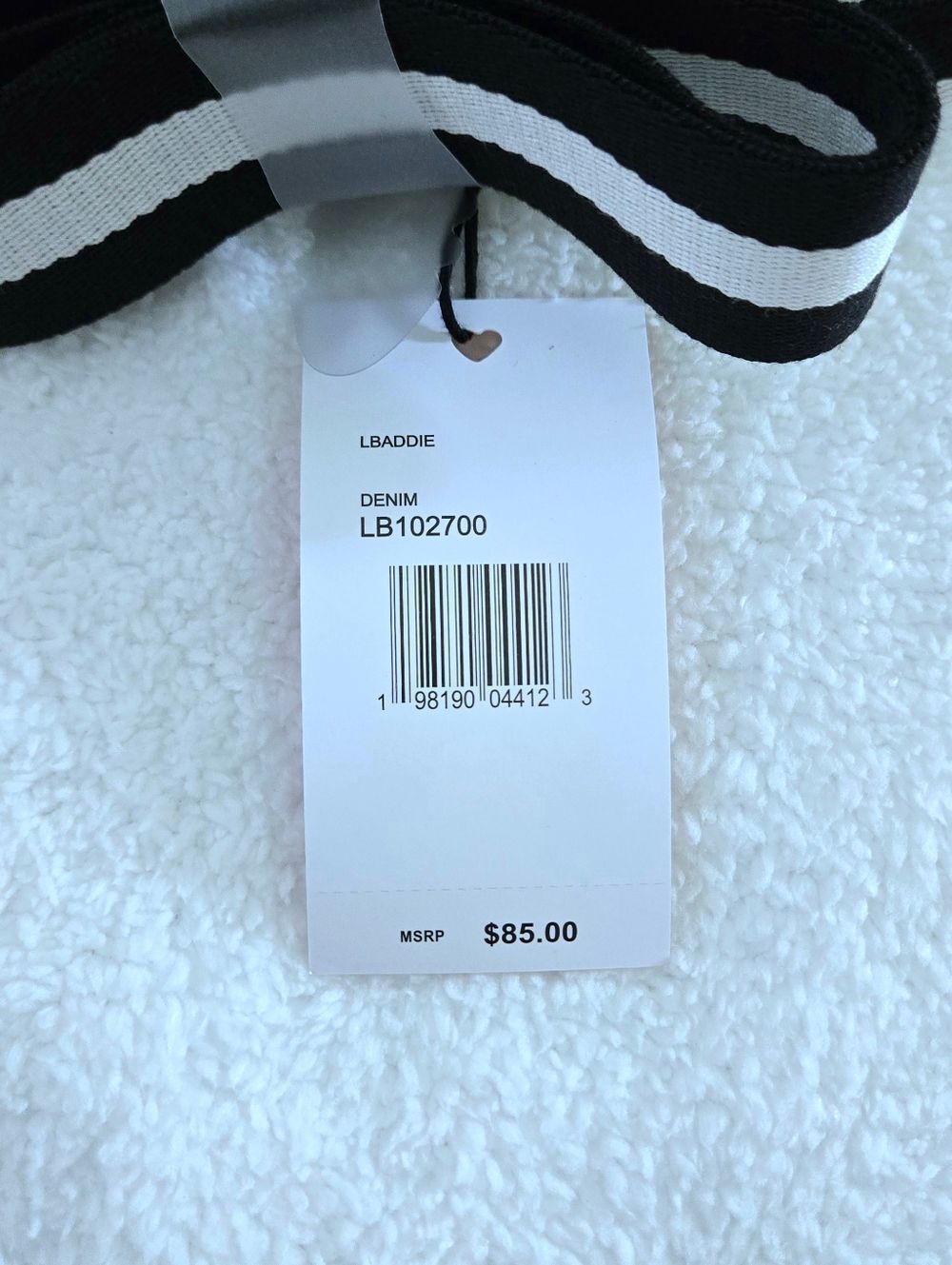 Luv Betsey💋 By Betsey Johnson Denim Teddy Bear🧸 Bag👜 - NWT - Picture 16 of 16